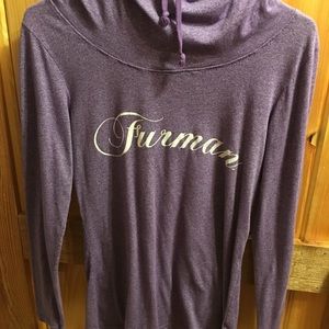 FURMAN Purple Hoodie Cozy & Cute